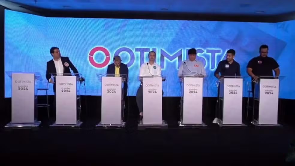 Candidato à Prefeitura de Fortaleza, Eduardo Girão, é retirado de debate após decisão judicial Candidato à Prefeitura de Fortaleza, Eduardo Girão, é retirado de debate após decisão judicial