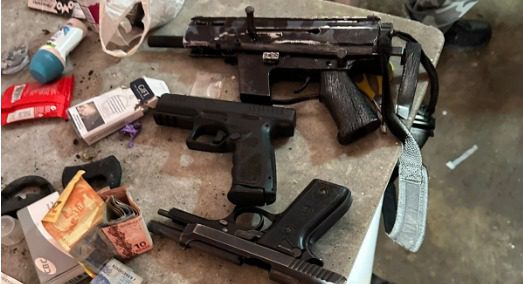 Operação da Polícia Militar prende três homens e apreende armas de fogo em Santa Rita operação Santa Rita