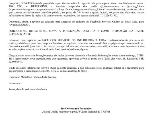 Suspensão perfis, Sousa