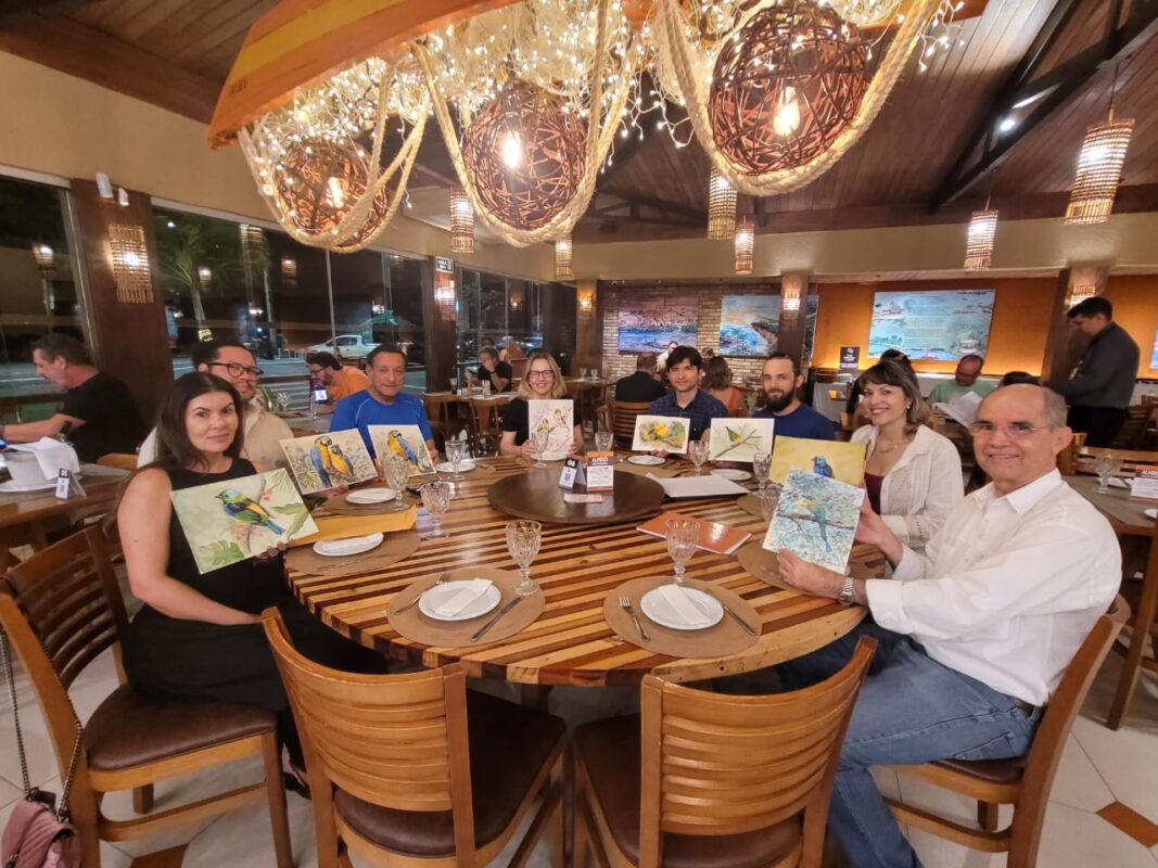 Coletiva de aquarelas vai homenagear aves do Brasil na semana da pátria coletiva, aquarelas, aves do brasil