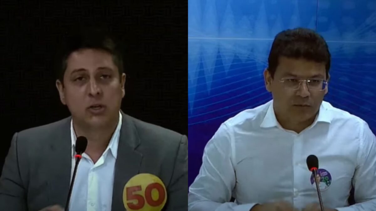 Em debate, Jodson Junior propõe fim de contrato com a ANE e Dr. Luciano fala de "gestão inteligente" ao usar agência reguladora Em debate, Jodson Junior propõe fim de contrato com a ANE e Dr. Luciano fala de "gestão inteligente" ao usar agência reguladora