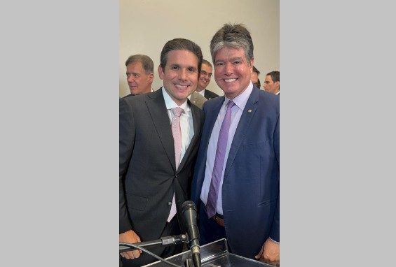 Podemos anuncia apoio à candidatura de Hugo Motta para presidência da Câmara Federal com presença de Ruy e Romero Podemos, Ruy Carneiro, Hugo Motta, Câmara