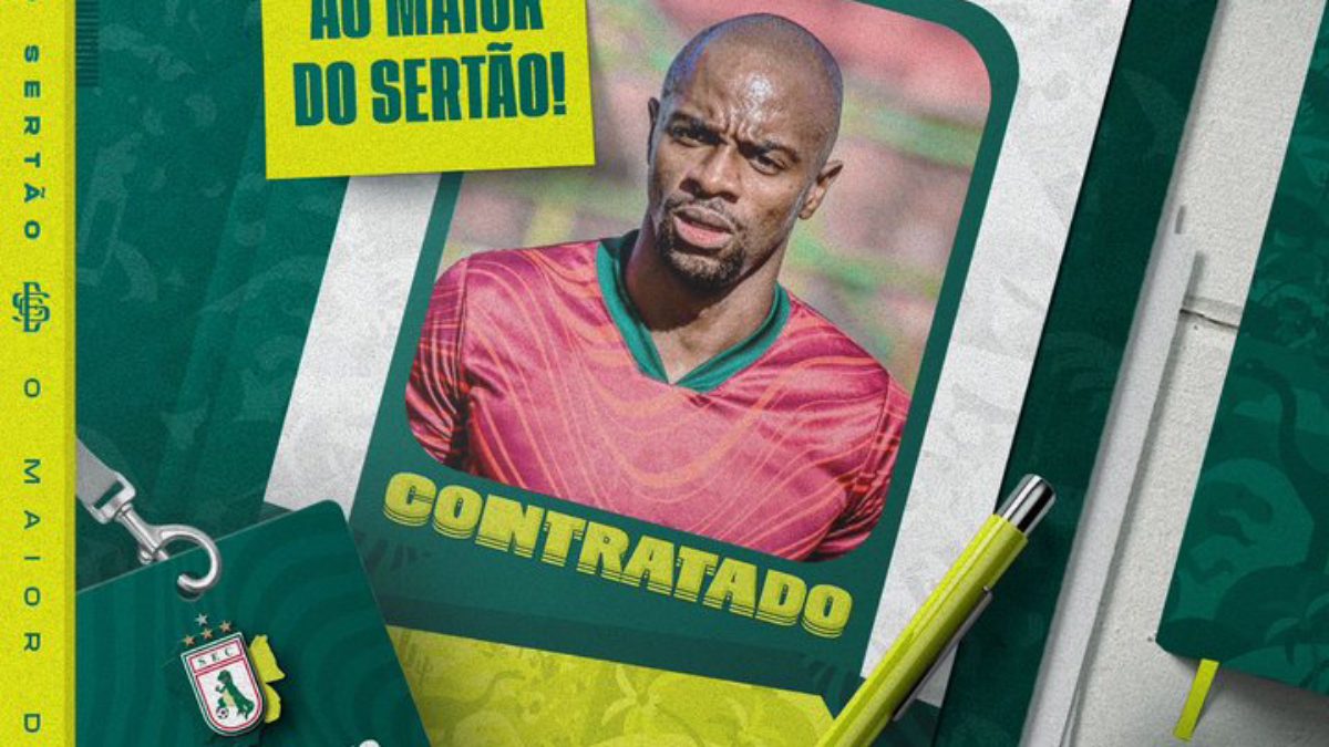 Sousa anuncia contratação do atacante Ian Augusto, ex-Juazeirense Foto: Divulgação/Arte/Sousa EC.