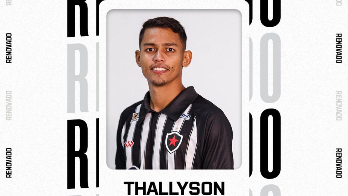 Botafogo-PB renova com o volante Thallyson e tem 12 nomes garantidos no elenco de 2025 Botafogo-PB renova com Thallyson