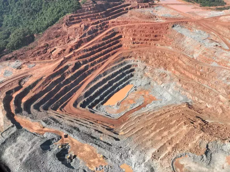 China compra por R$ 2 bilhões maior reserva de urânio do Brasil, no Amazonas Cava da Mina de Pitinga, no Amazonas. Foto: Brasil Mineral