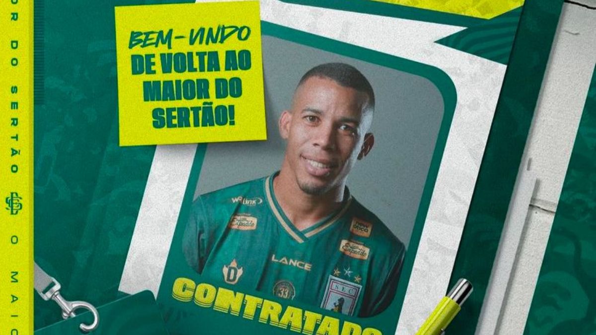 Sousa oficializa renovação com Jackson, lateral-esquerdo titular na conquista do Paraibano 2024 Sousa oficializa renovação com Jackson