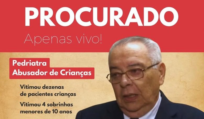 Suspeito de estuprar crianças, médico Fernando Cunha Lima completa 4 meses foragido Fernando Cunha Lima, pediatra