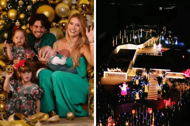 Virginia Fonseca impressiona com decoração de Natal luxuosa: ‘Fez nevar em Goiânia’ Virginia Fonseca impressiona com decoração de Natal luxuosa: ‘Fez nevar em Goiânia’