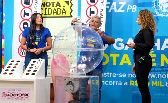 Ganhadora de João Pessoa fatura R$ 25 mil no programa Nota Cidadã; confira a lista dos 31 ganhadores de novembro nota cidadã