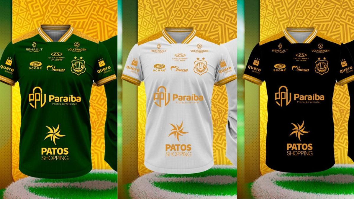 Nacional de Patos lança nova coleção de uniformes para temporada 2025; veja detalhes Nova coleção de uniformes do Nacional de Patos
