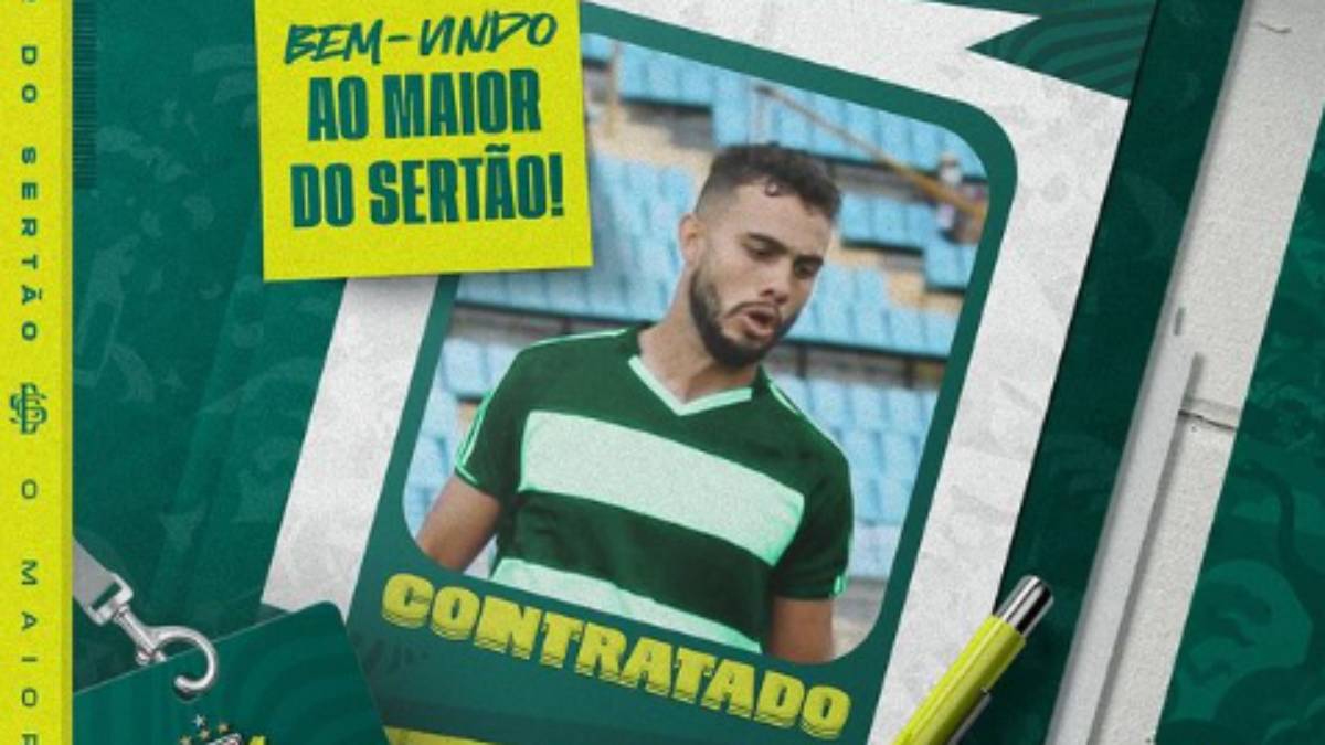 Sousa-PB acerta com o zagueiro Gustavo Silva, ex-Salgueiro Gustavo Silva acerta com o Sousa-PB - Foto: Reprodução