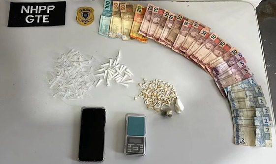 Homem é preso suspeito de tráfico de drogas em Tenório tenório, tráfico de drogas