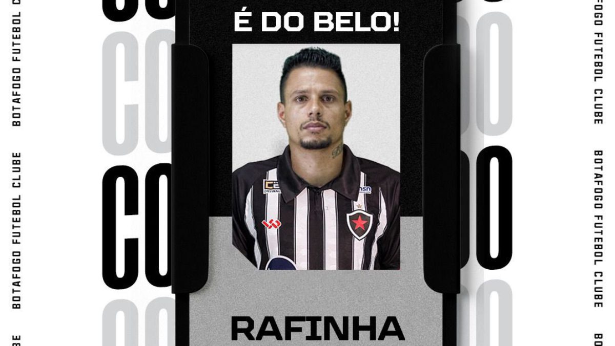 Botafogo-PB acerta contratação do atacante Rafinha, ex-América-RN Botafogo-PB acerta com Rafinha - Foto: Divulgação