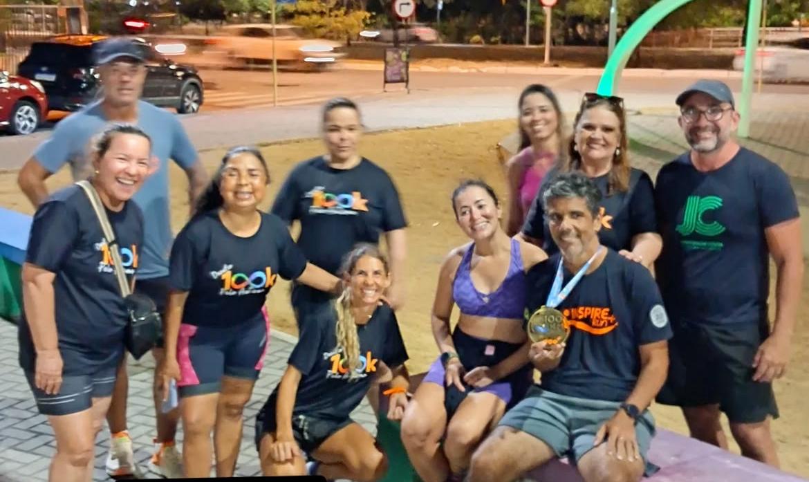 Ultramaratonista completa 100 km dando voltas no Parque Parahyba 3, em João Pessoa Ultramaratonista completa 100 km dando voltas no Parque Parahyba 3, em João Pessoa