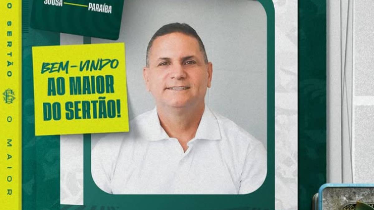 Sousa apresenta Sérgio Fernandes como novo executivo de futebol Foto: Divulgação/Sousa EC.
