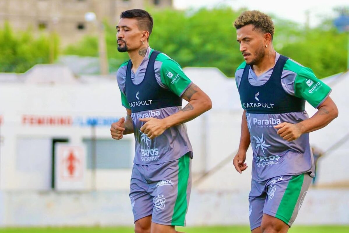 Kieza se despede do Nacional de Patos-PB e encaminha acerto com o River-PI Atacantes Kieza e Rogério, do Nacional de Patos-PB
