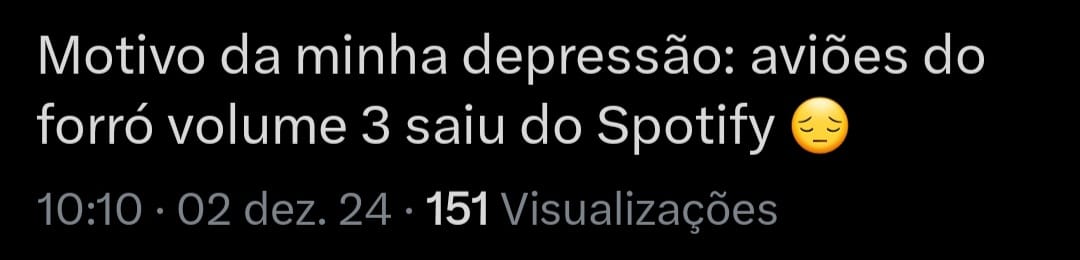 Álbum clássico de Aviões do Forró 'some' do Spotify e intriga internautas
