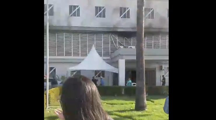 incêndio, hospital de trauma
