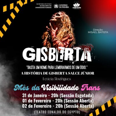 Espetáculo que conta história de brasileira trans assassinada em Portugal entra em cartaz em João Pessoa