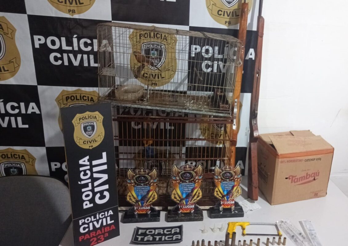 Operação prende homem e desarticula briga de galos na zona rural de Cubati, na Paraíba operação, homem, galos