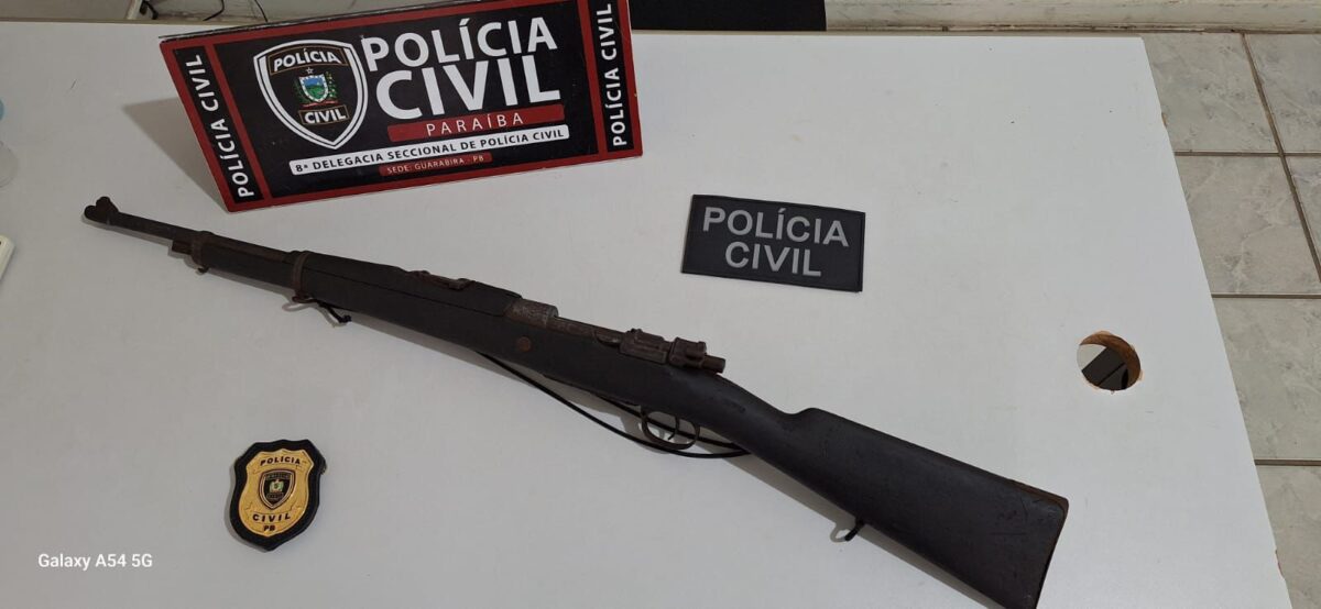 Homem é preso por homicídio e fuzil é apreendido em Mulungu Homem é preso por homicídio e fuzil é apreendido em Mulungu