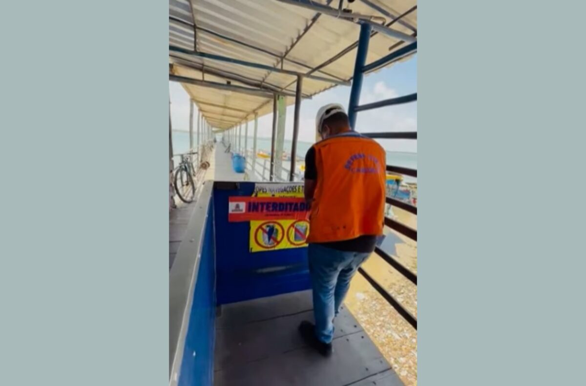 Defesa Civil interdita trapiche da lancha entre Cabedelo e Costinha/ Forte Velho a partir de hoje defesa civil, cabedelo, trapiche