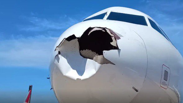 Avião retorna ao aeroporto após colidir com pássaro no Rio de Janeiro avião, colidir, pássaro