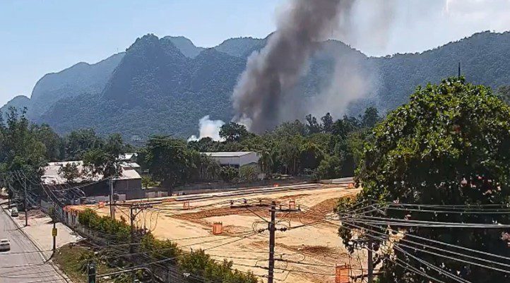 VÍDEO: incêndio atinge Projac da Rede Globo, no Rio de Janeiro incêndio, rede globo, rio de janeiro
