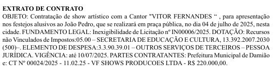 município show paraíba