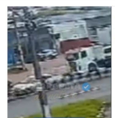 Motociclista fica gravemente ferida em colisão com carreta em trecho da BR 101