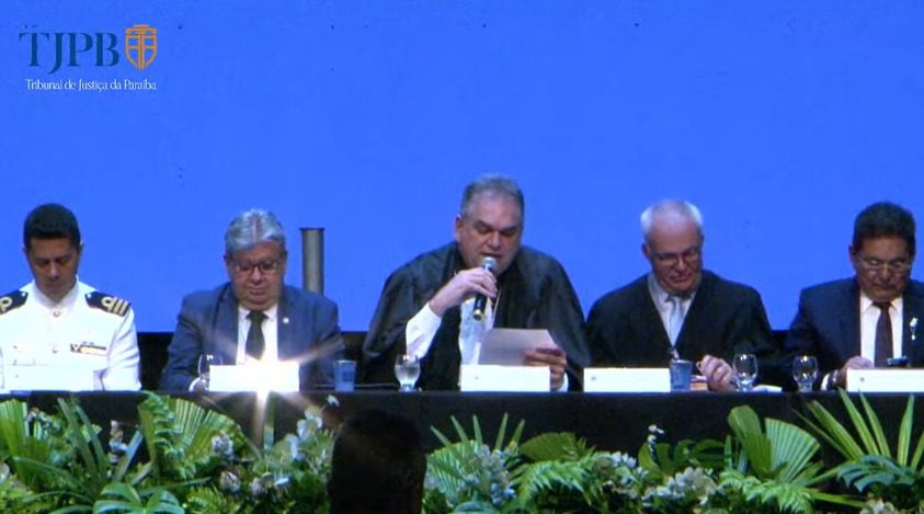 Novo presidente do Tribunal de Justiça da Paraíba, Fred Coutinho, é empossado em cerimônia com autoridades posse, fred coutinho, tjpb, presidente