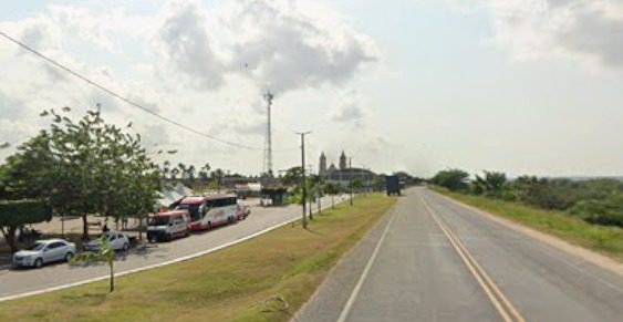 Centro de Cruz do Espírito Santo. (foto: reprodução/google street view/google maps)