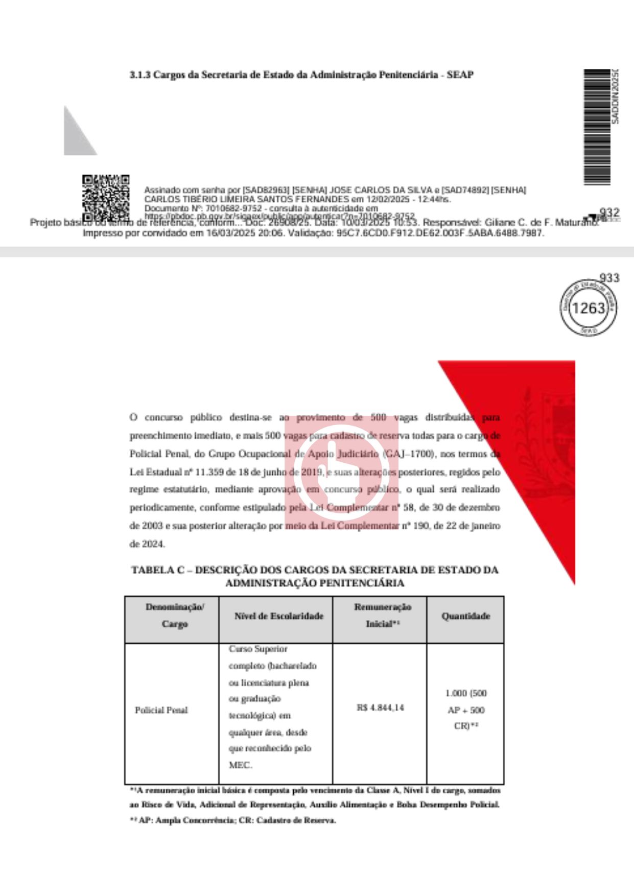 (foto: reprodução/documento Governo da Paraíba)