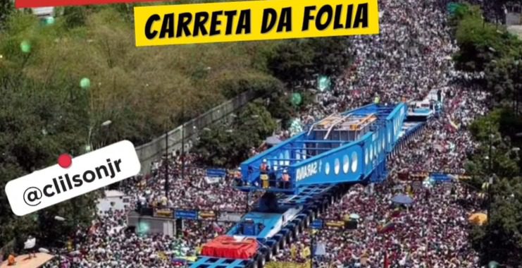 Escolta de transformador até a Paraíba rende memes nas redes sociais e 'bloco de Carnaval' Escolta de transformador até a Paraíba rende memes nas redes sociais e 'bloco de Carnaval'