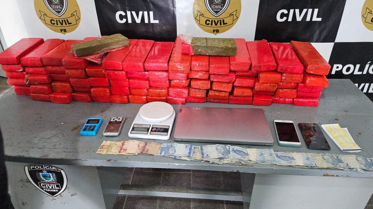 Mercadinho usado como 'ponto do tráfico' é fechado pela Polícia, em Guarabira; homem é preso Mercadinho Guarabira