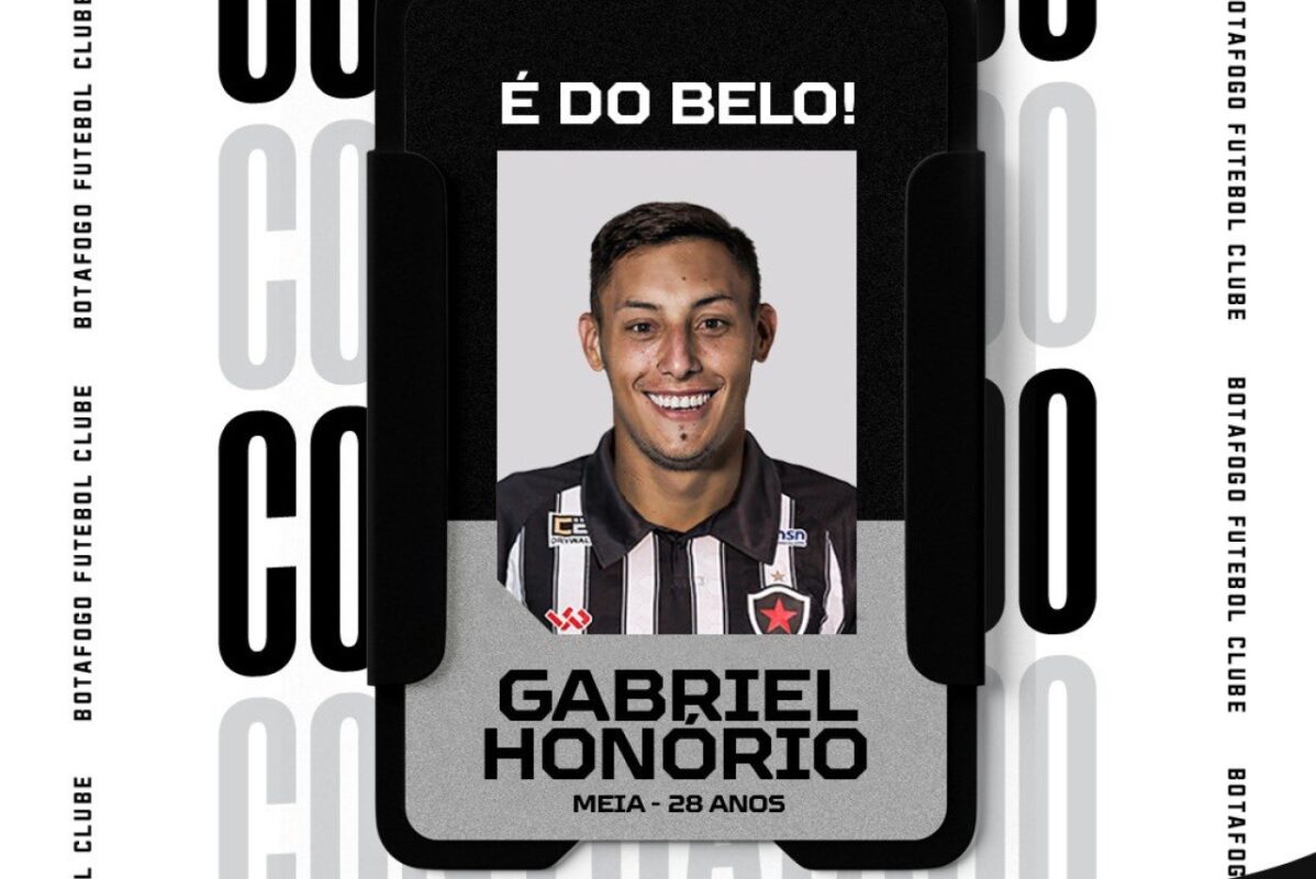Botafogo-PB contrata o meia Gabriel Honório, ex-Vitória e Sampaio Corrêa Gabriel Honório, meia do Botafogo-PB