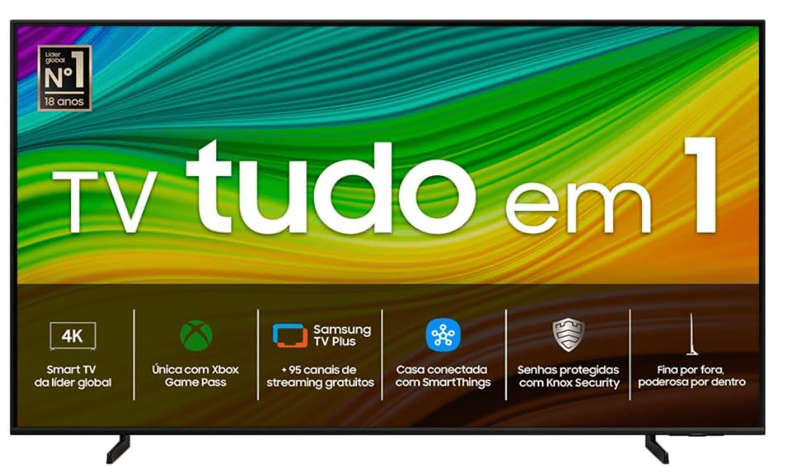 Transforme Sua Experiência de Assistir com a Samsung Smart TV 50" QLED 4K 50Q60D Transforme Sua Experiência de Assistir com a Samsung Smart TV 50" QLED 4K 50Q60D