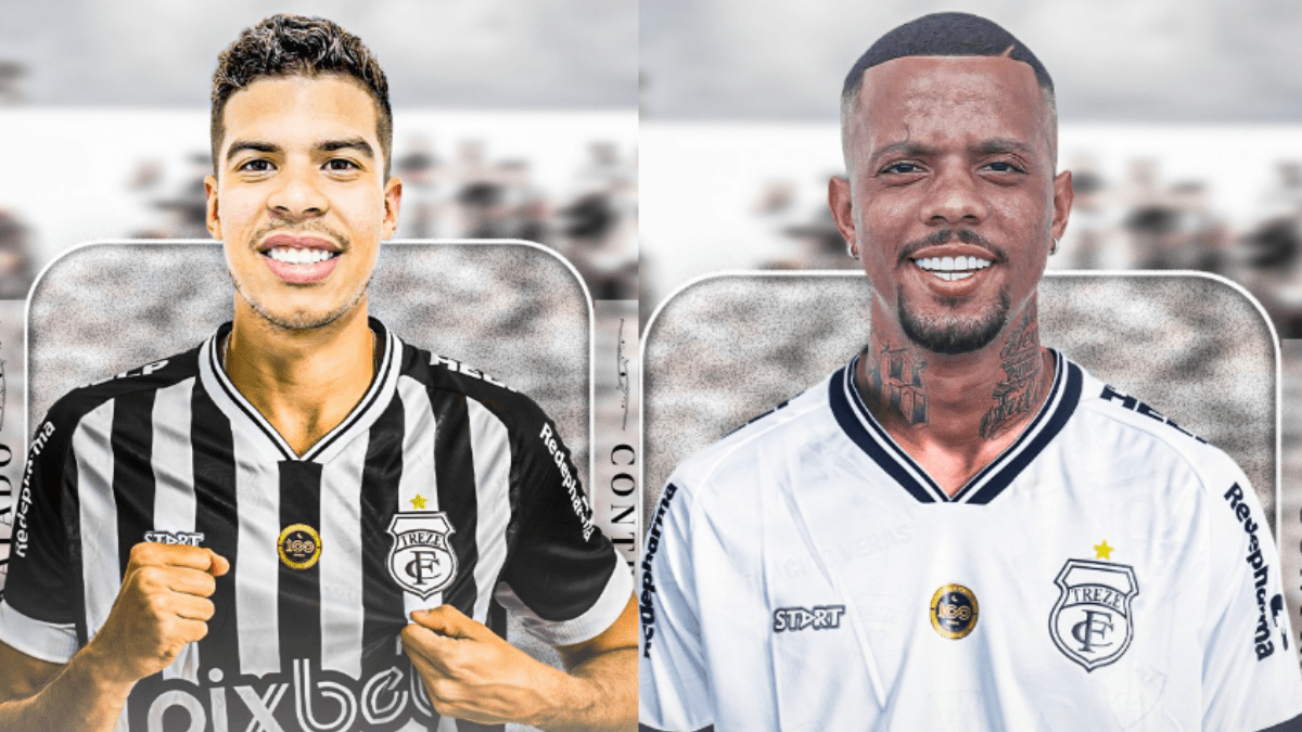 Novos reforços do Treze-PB, Cesinha e Flavinho