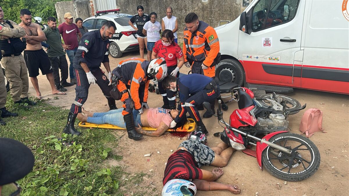 Ataque a tiros deixa homem morto e mulher ferida no Portal do Sol ataque