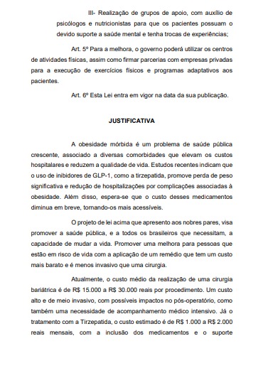 PL do Mounjaro: Deputado Mersinho Lucena propõe tratamento de obesidade com caneta que emagrece até 20kg