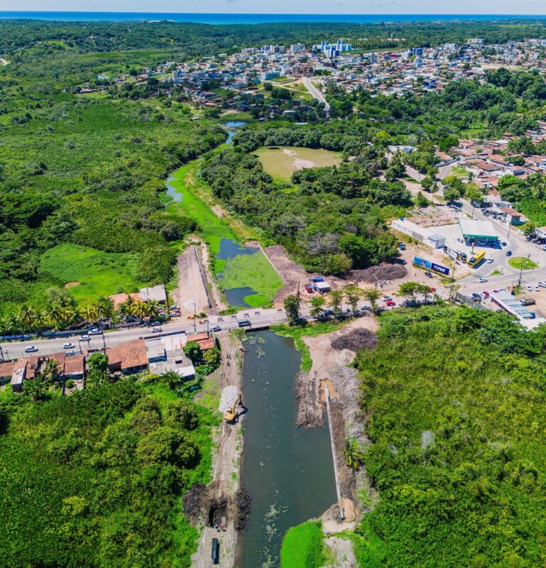 Ponte entre Valentina e Mangabeira será entregue nos próximos meses, projeta Cícero Lucena ponte, valentina, mangabeira