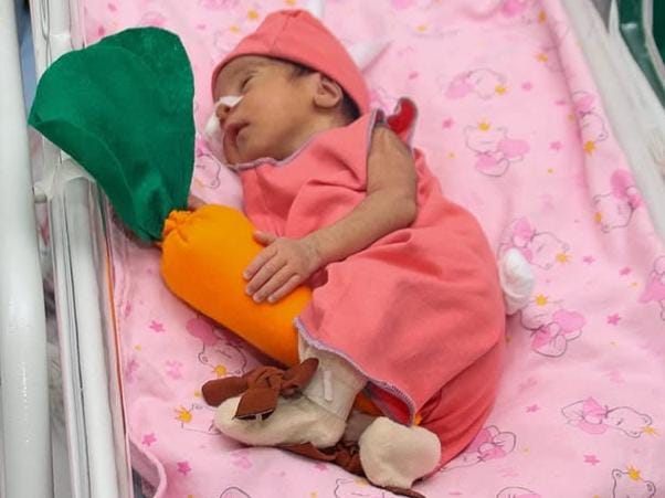 FOTOS: Bebês são vestidos de coelhos da Páscoa na Maternidade Frei Damião, em João Pessoa FOTOS: Bebês são vestidos de coelhos da Páscoa na Maternidade Frei Damião, em João Pessoa