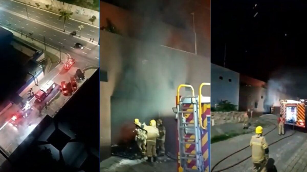 Incêndio atinge almoxarifado de prédio do Governo da Paraíba Incêndio atinge almoxarifado de prédio do Governo da Paraíba