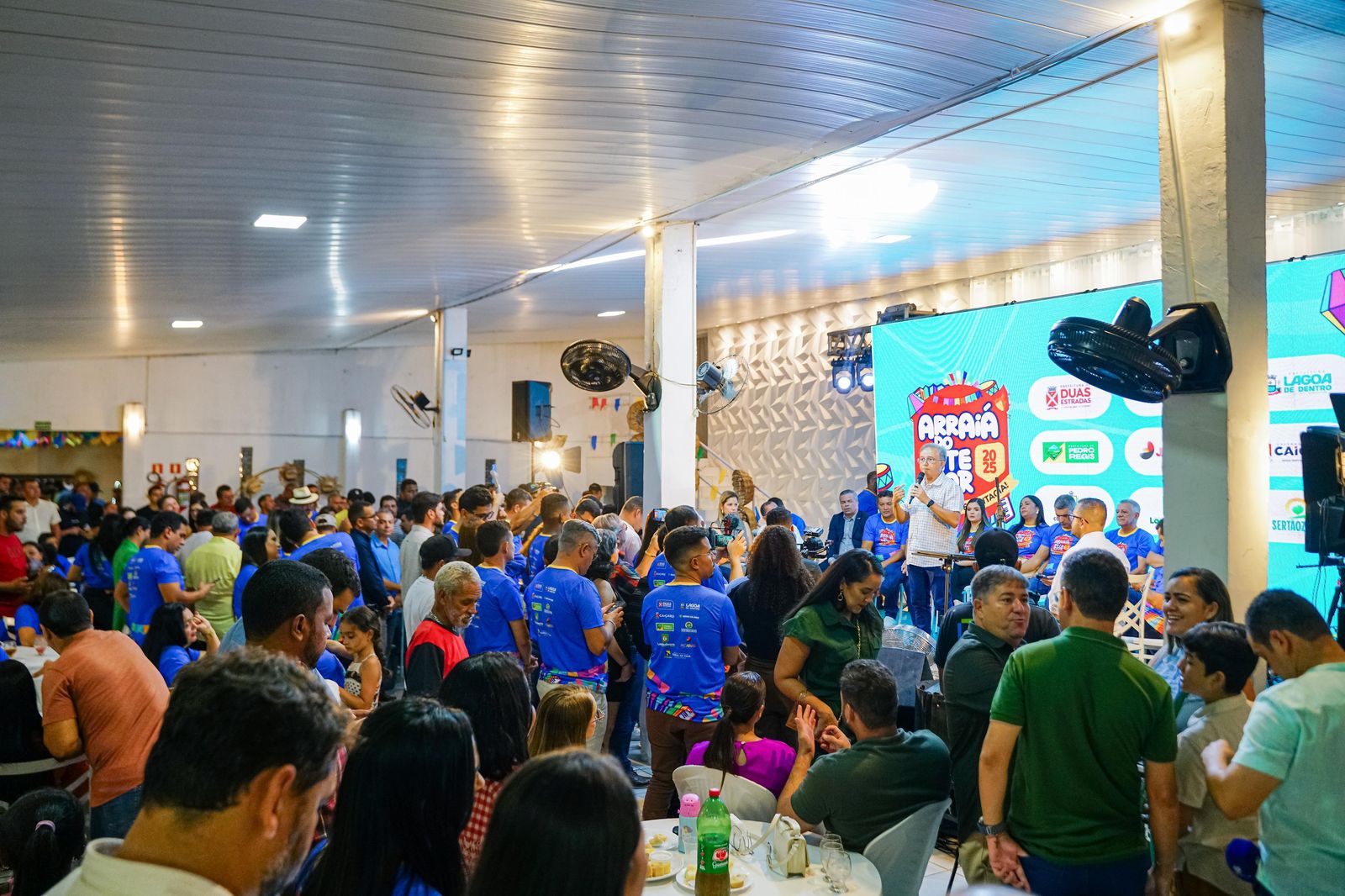 Lucas Ribeiro participa de evento de lançamento do 'Arraiá do Interior'. (foto: divulgação/assessoria)