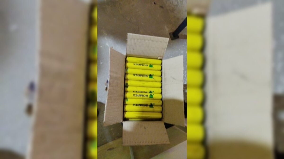 Operação apreende mais de 40 explosivos em Cubati operação
