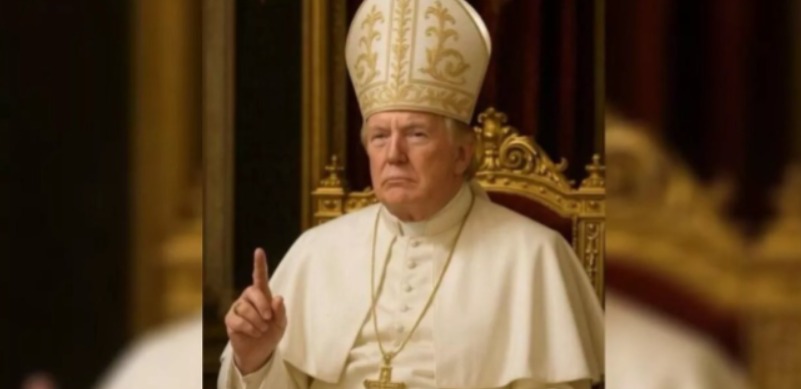 “Vade retro Satanás”: padre Djacy se revolta com postagem de Donald Trump vestido como papa “Vade retro Satanás”: padre Djacy se revolta com postagem de Donald Trump vestido como papa