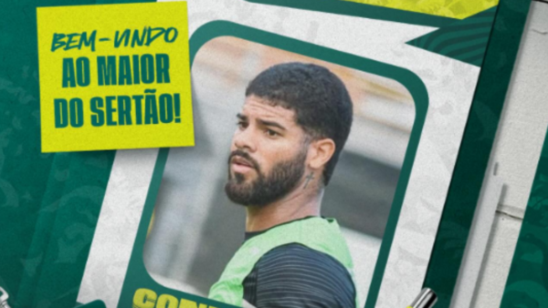 Sousa anuncia contratação do meia Wanderson, ex-Treze Wanderson, reforço do SOUSA