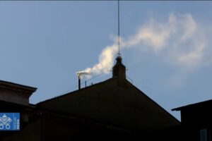 Fumaça branca: conclave elege novo papa papa, fumaça branca, conclave, 2025