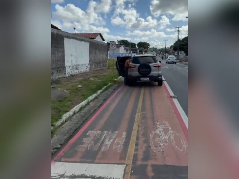 Mais de 200 motociclistas e motoristas foram multados por invadir ciclofaixas de João Pessoa nos primeiros quatro meses de 2025