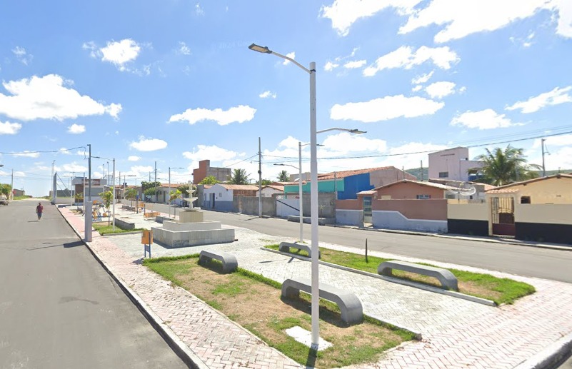 Centro de São José do Sabugi. (foto: reprodução/Google Maps)